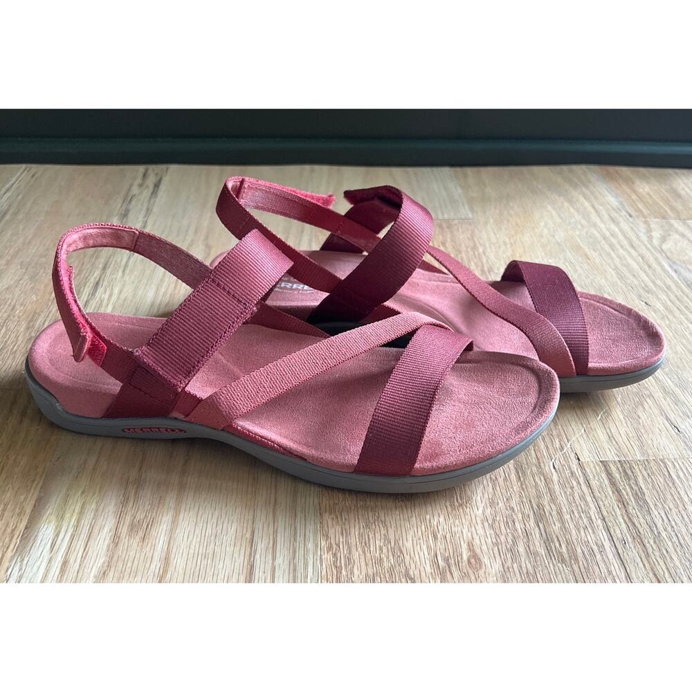 Merrell Women's Brick Strappy Comfort Sandals - Picture 2 of 5